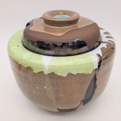 Bauhaus Ceramic Punch Bowl by Otto Lindig, 1930s