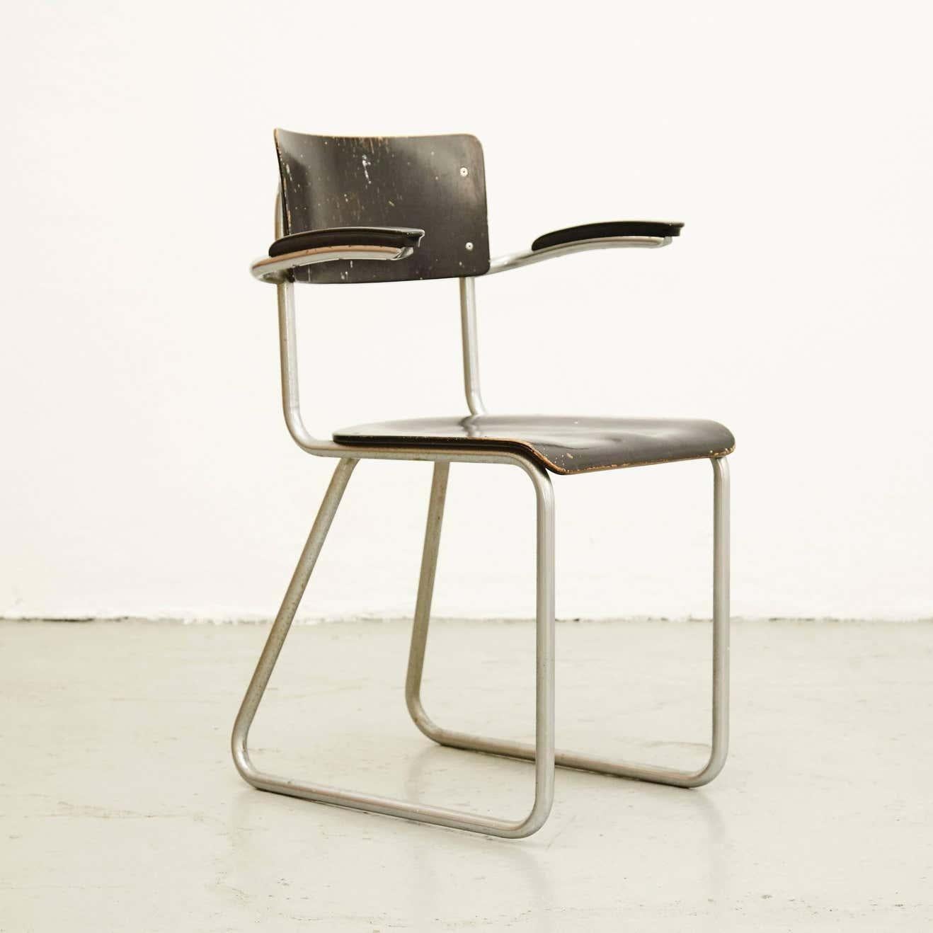 Dutch Bauhaus Chair, circa 1930 For Sale