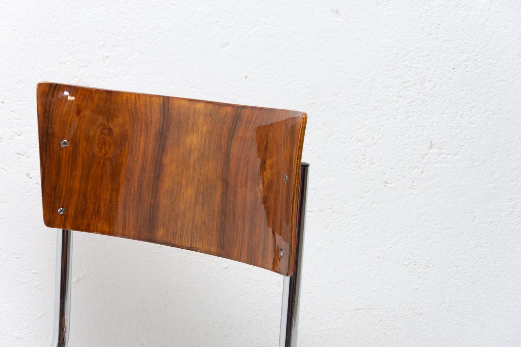 Bauhaus chair S43 by Mart Stam, 1930´s In Excellent Condition In Prague 8, CZ