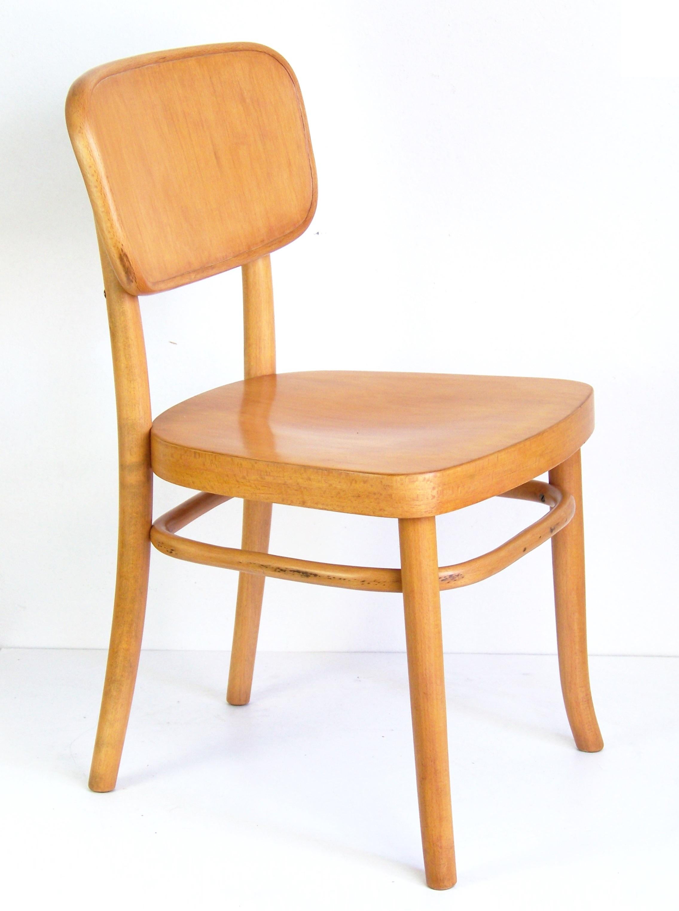 Czech Bauhaus Chair Thonet A283 by Gustav Adolf Schneck in 1928 For Sale