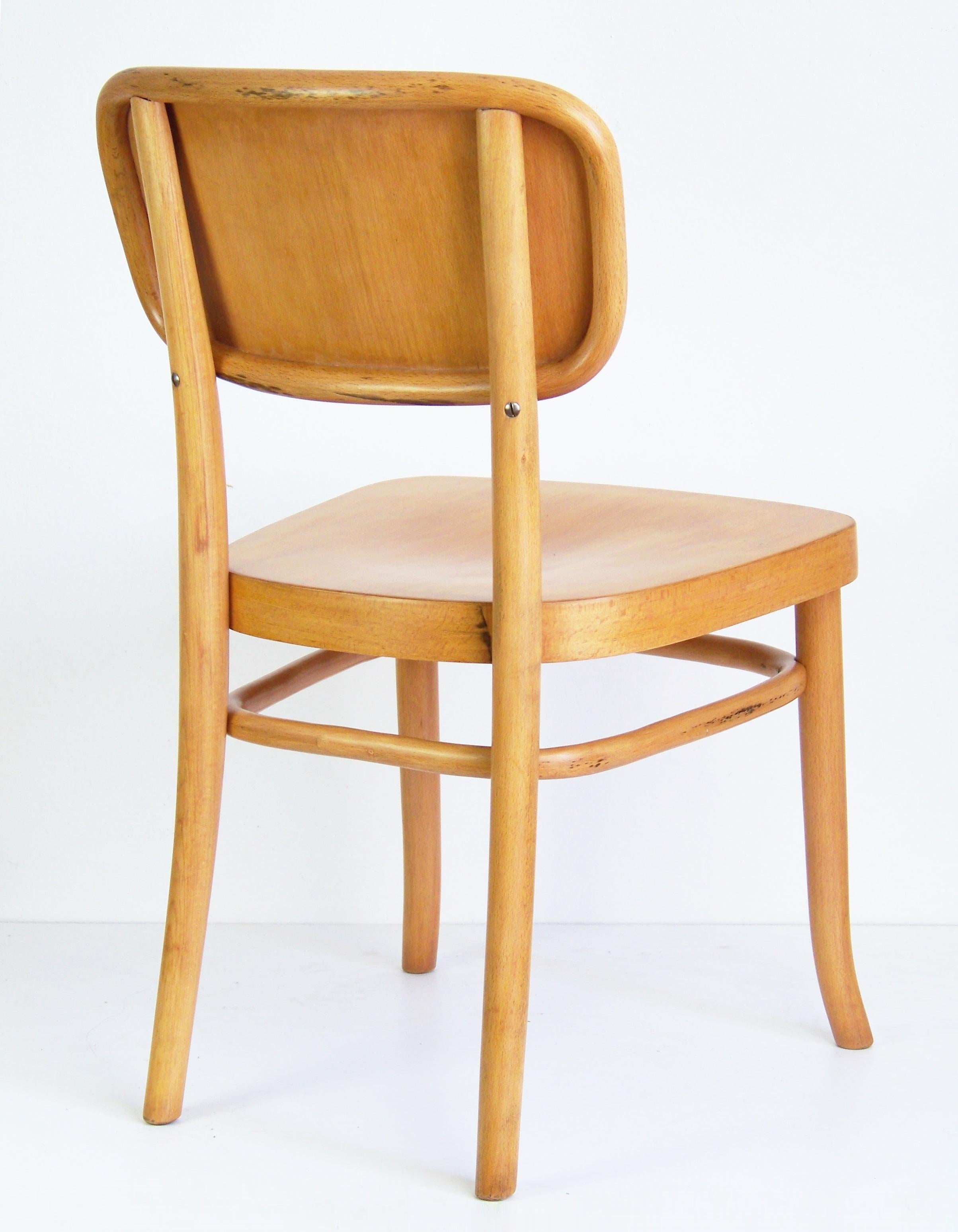 Bauhaus Chair Thonet A283 by Gustav Adolf Schneck in 1928 In Good Condition For Sale In Praha, CZ