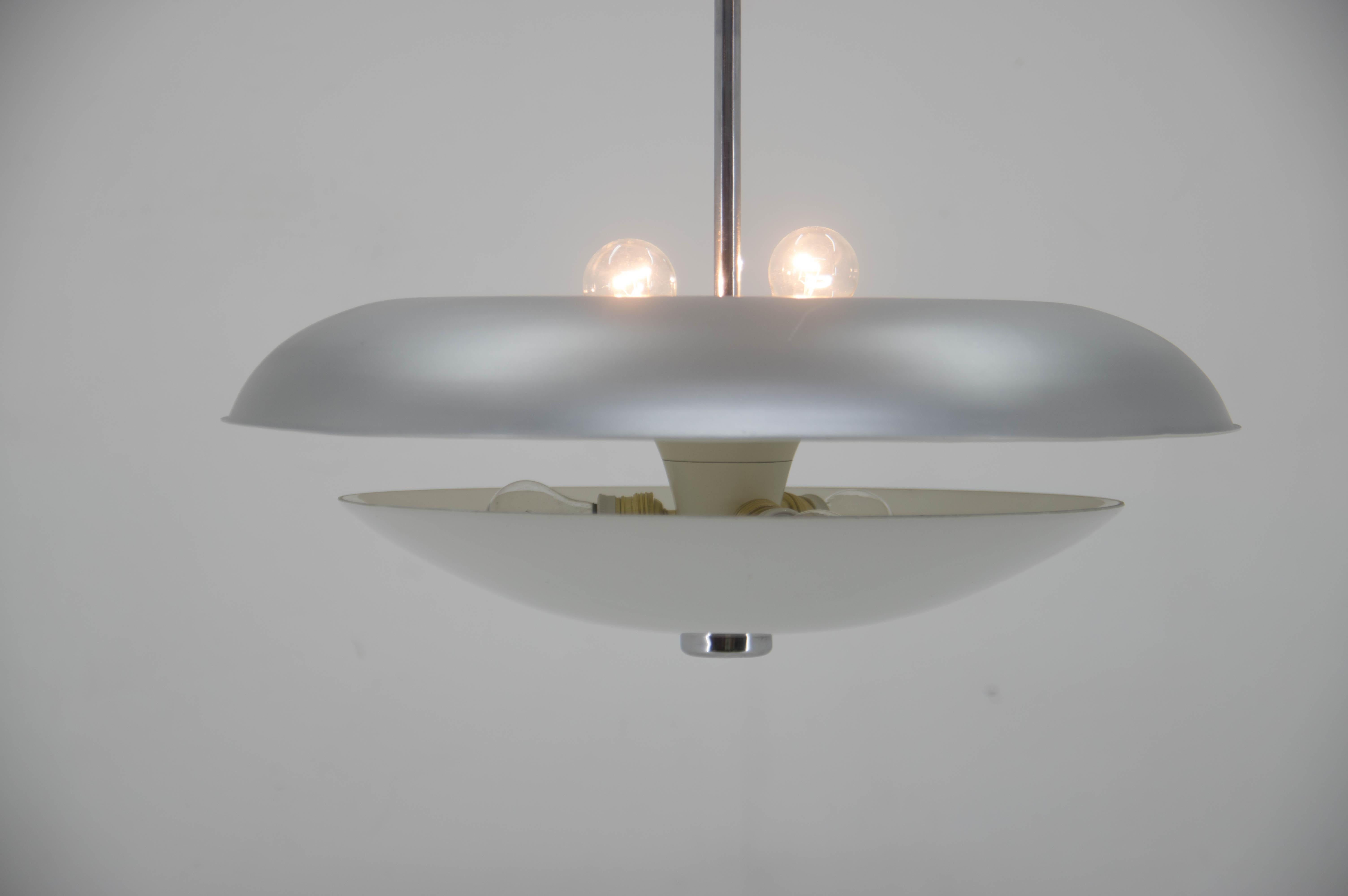 Lampadario Bauhaus di IAS, anni '30, restaurato in vendita 6