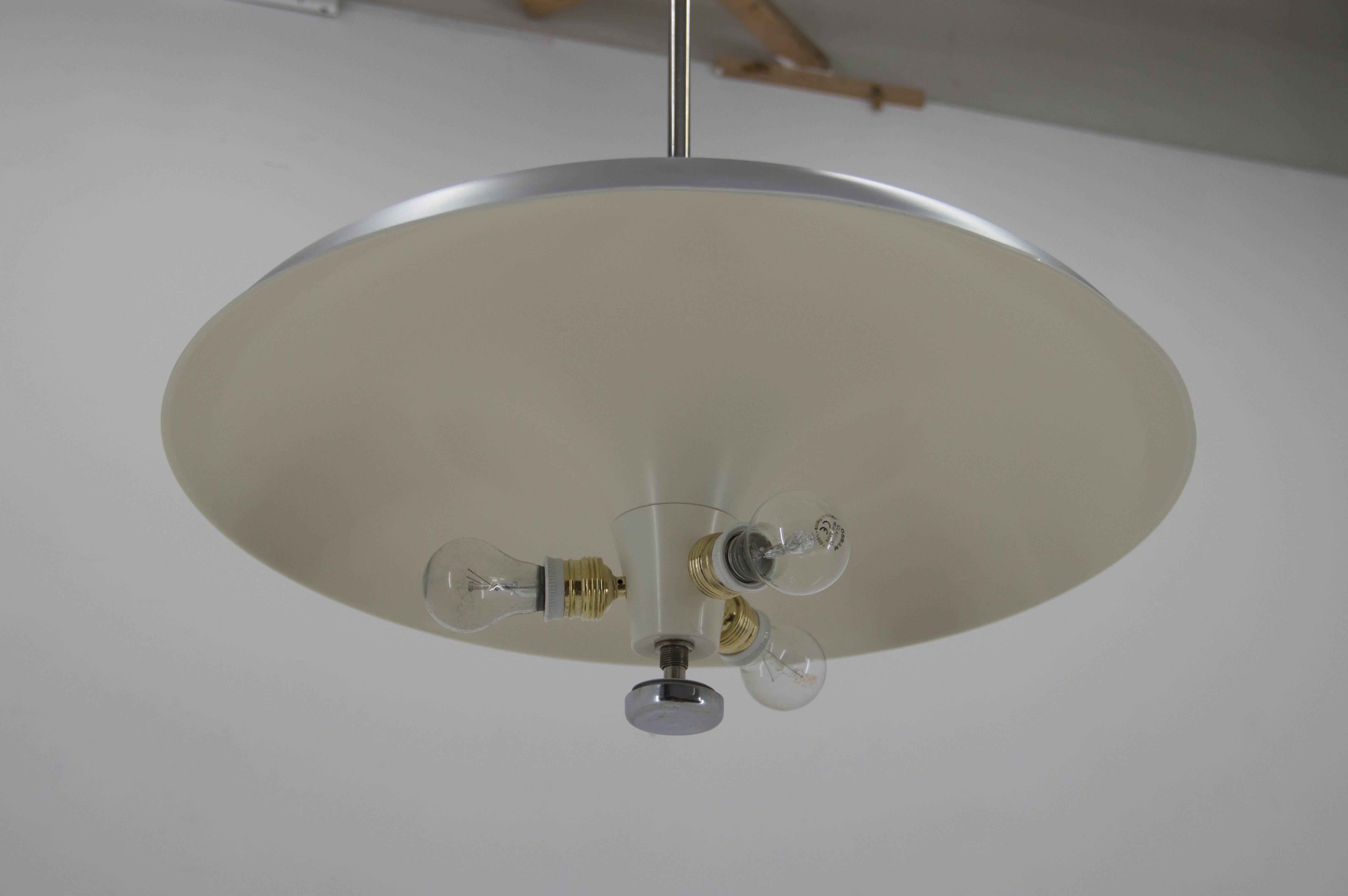 Bauhaus Chandelier by IAS, 1930s, Restored For Sale 7