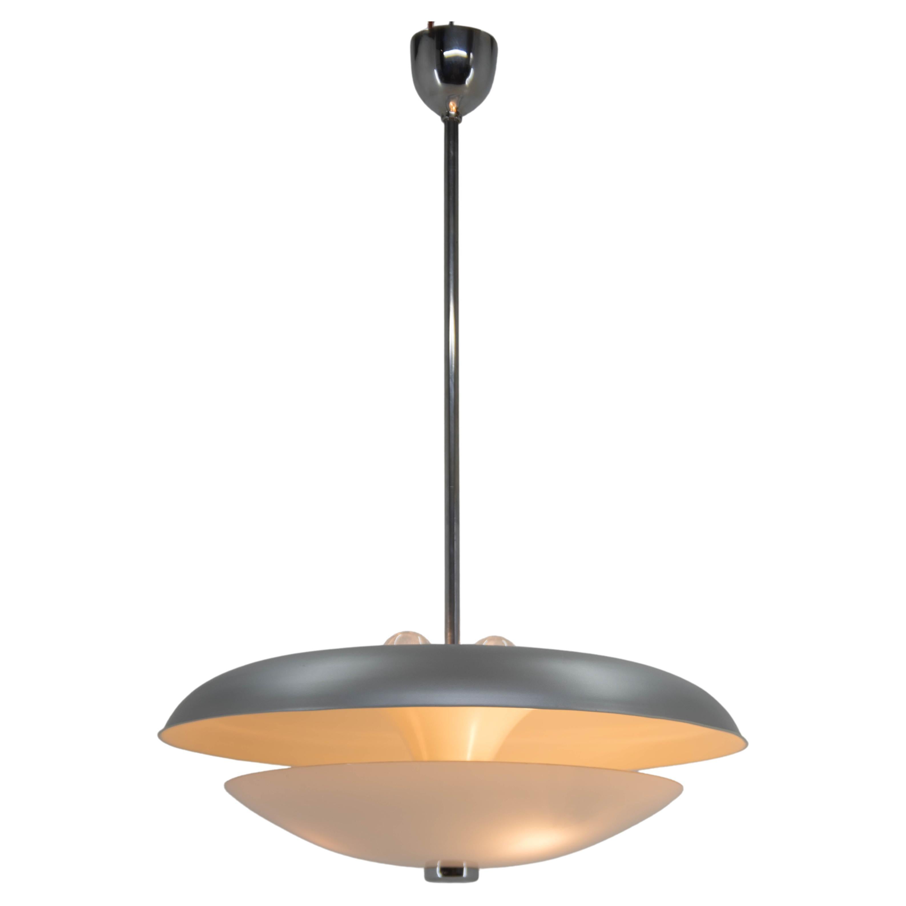 Bauhaus Chandelier by IAS, 1930s, Restored For Sale