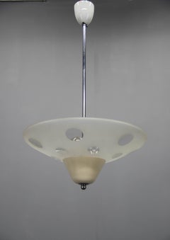 Bauhaus Chandelier by Napako, 1940s
