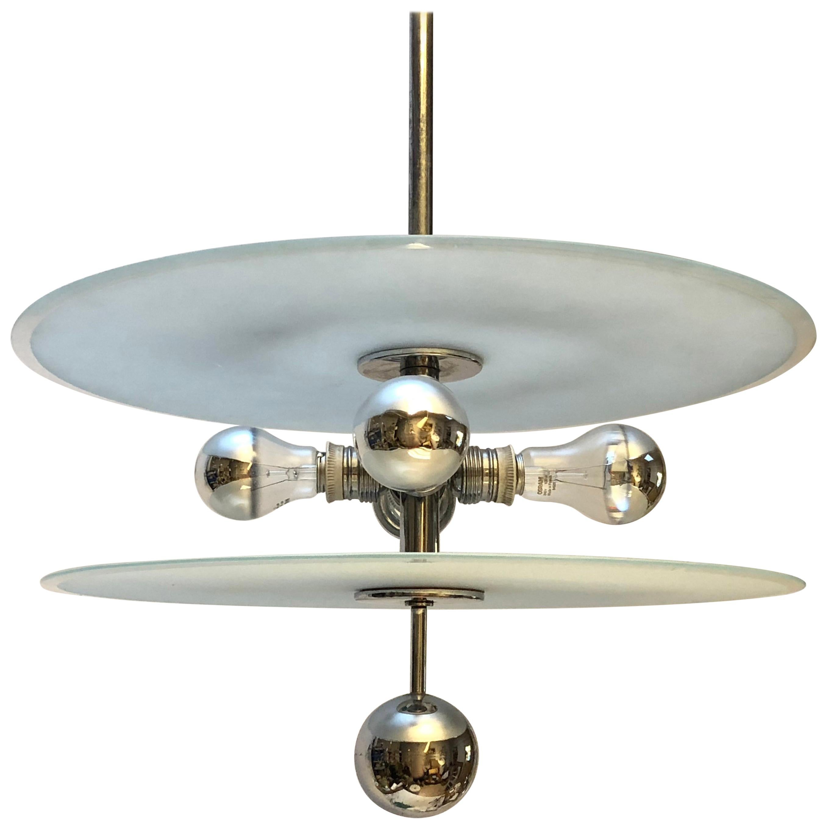 Bauhaus Chandelier by Schwintzer & Graeff from the 1930s