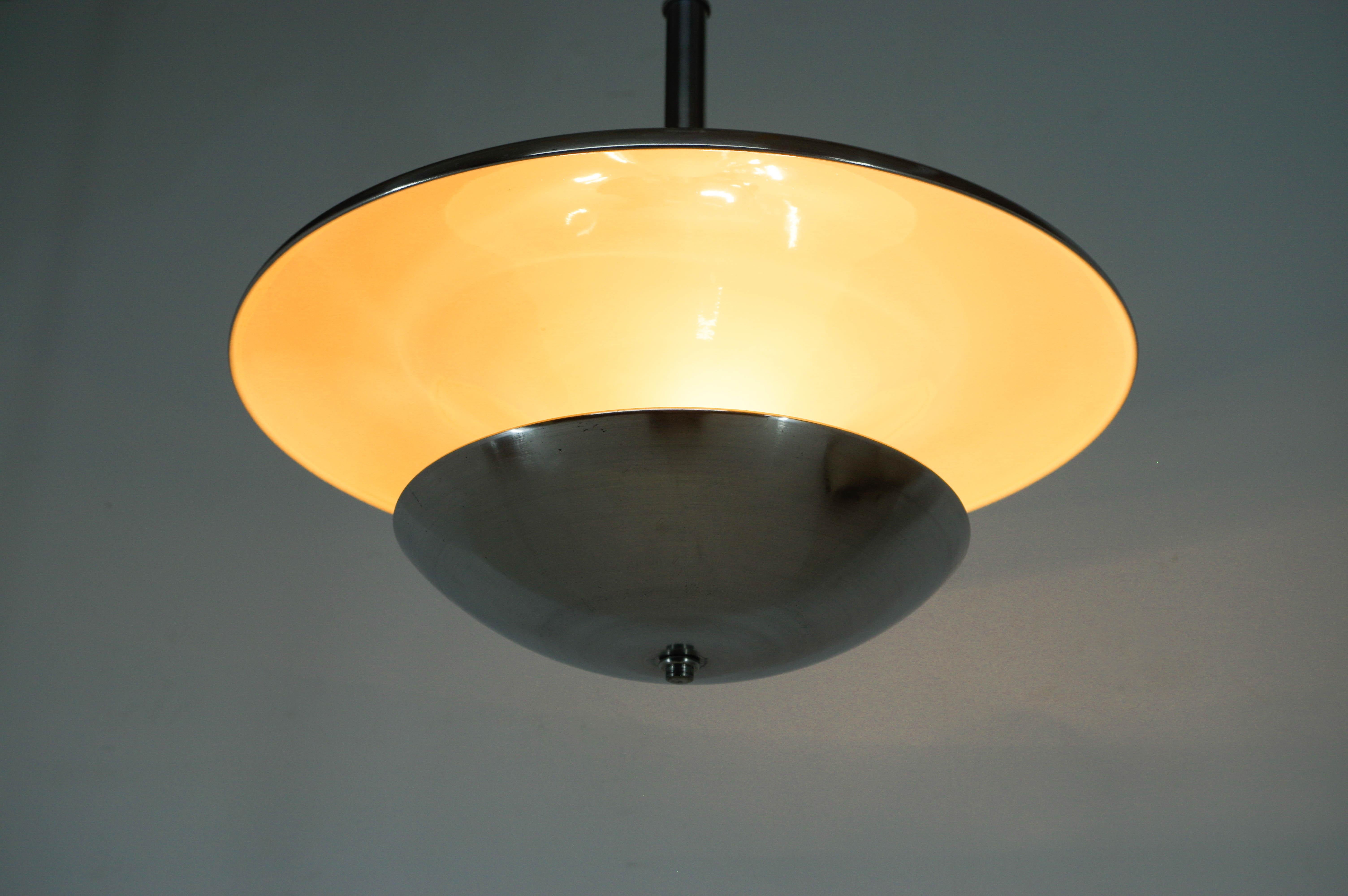 Bauhaus Chandelier Made by IAS, 1930s, Two Items Available For Sale 7
