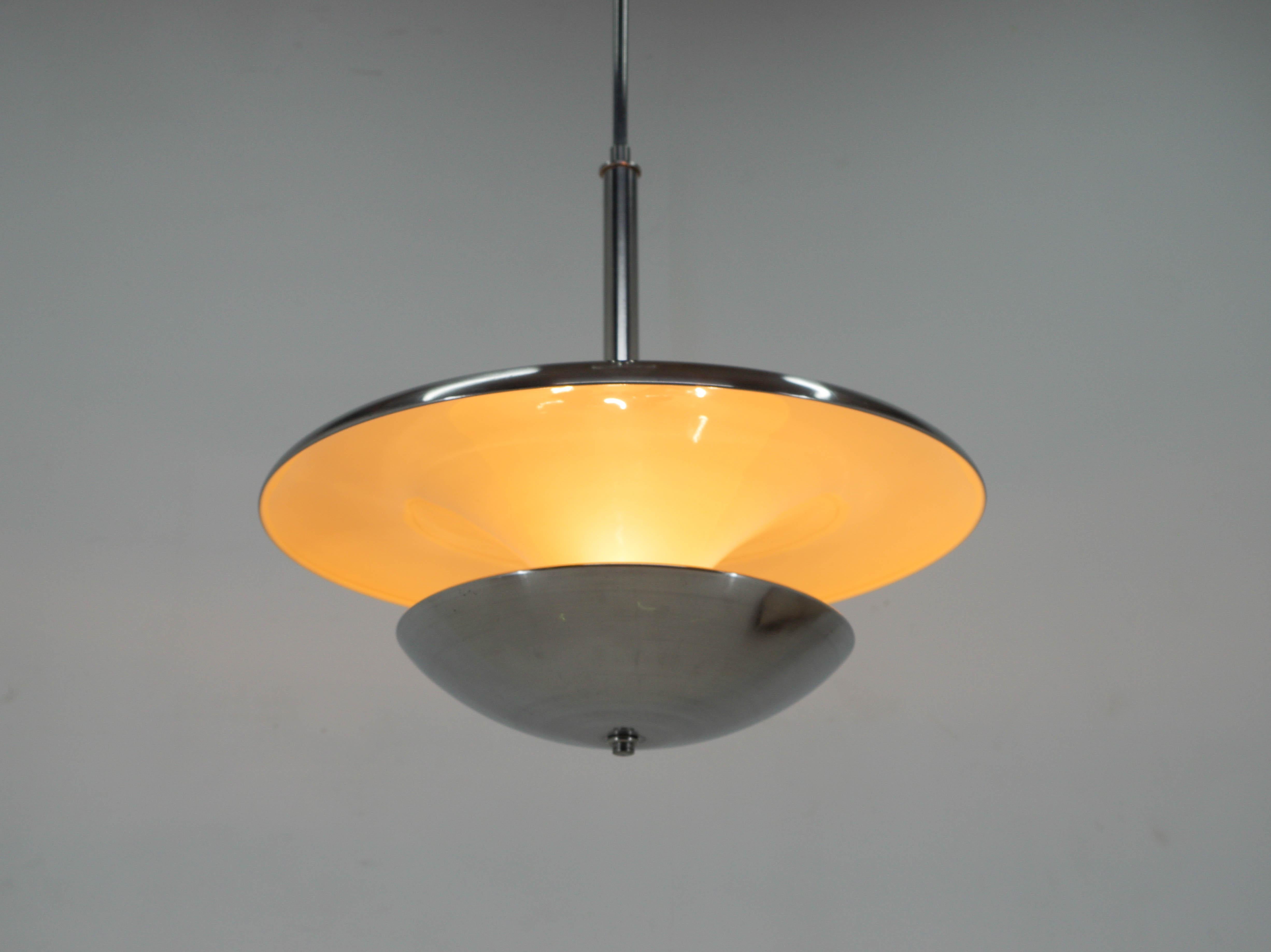 Bauhaus Chandelier Made by IAS, 1930s, Two Items Available For Sale 1