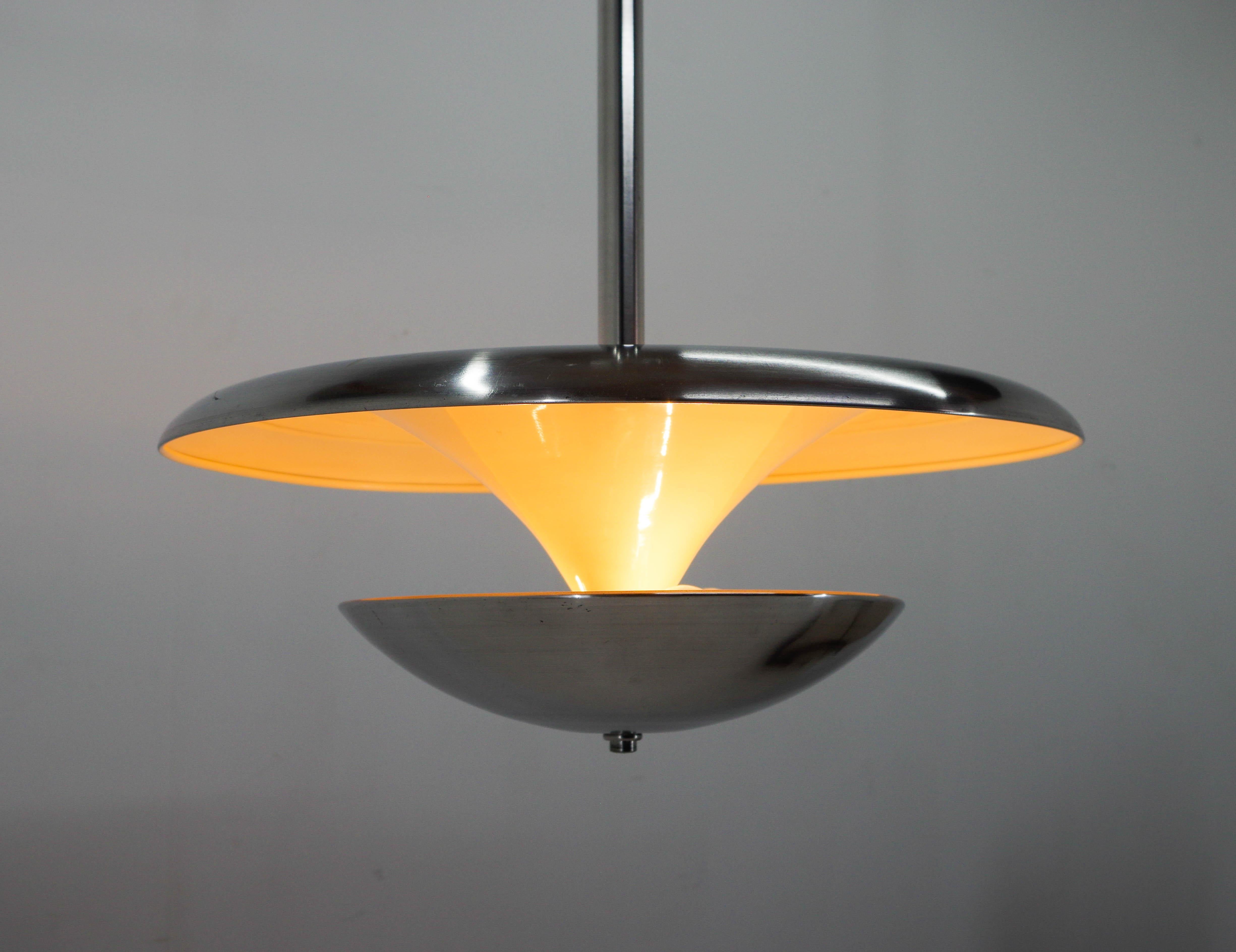 Bauhaus Chandelier Made by IAS, 1930s, Two Items Available For Sale 2