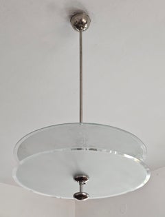 Bauhaus Chandelier manufactured by Zeitlos Berlin, Germany 1930s