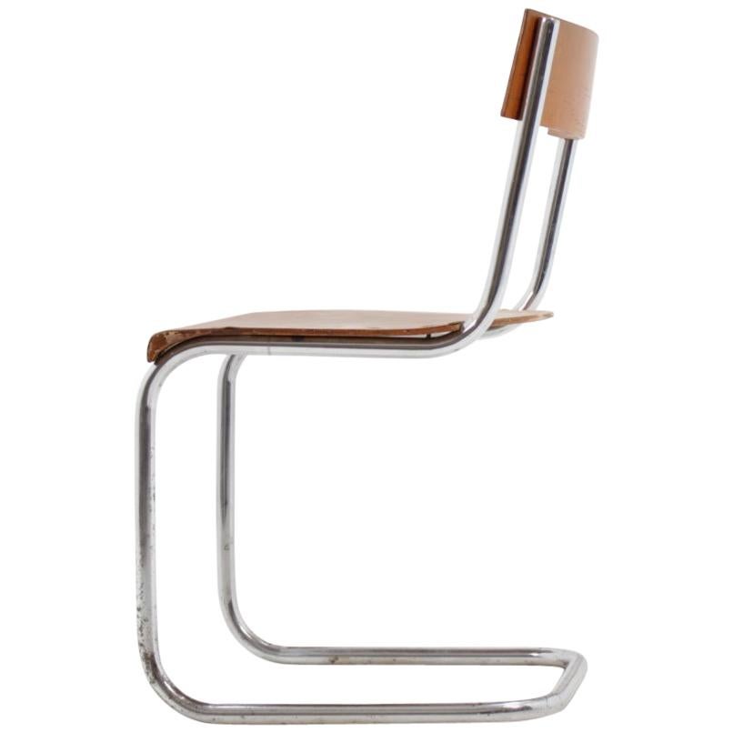 Bauhaus Children's Chrome Chair For Sale