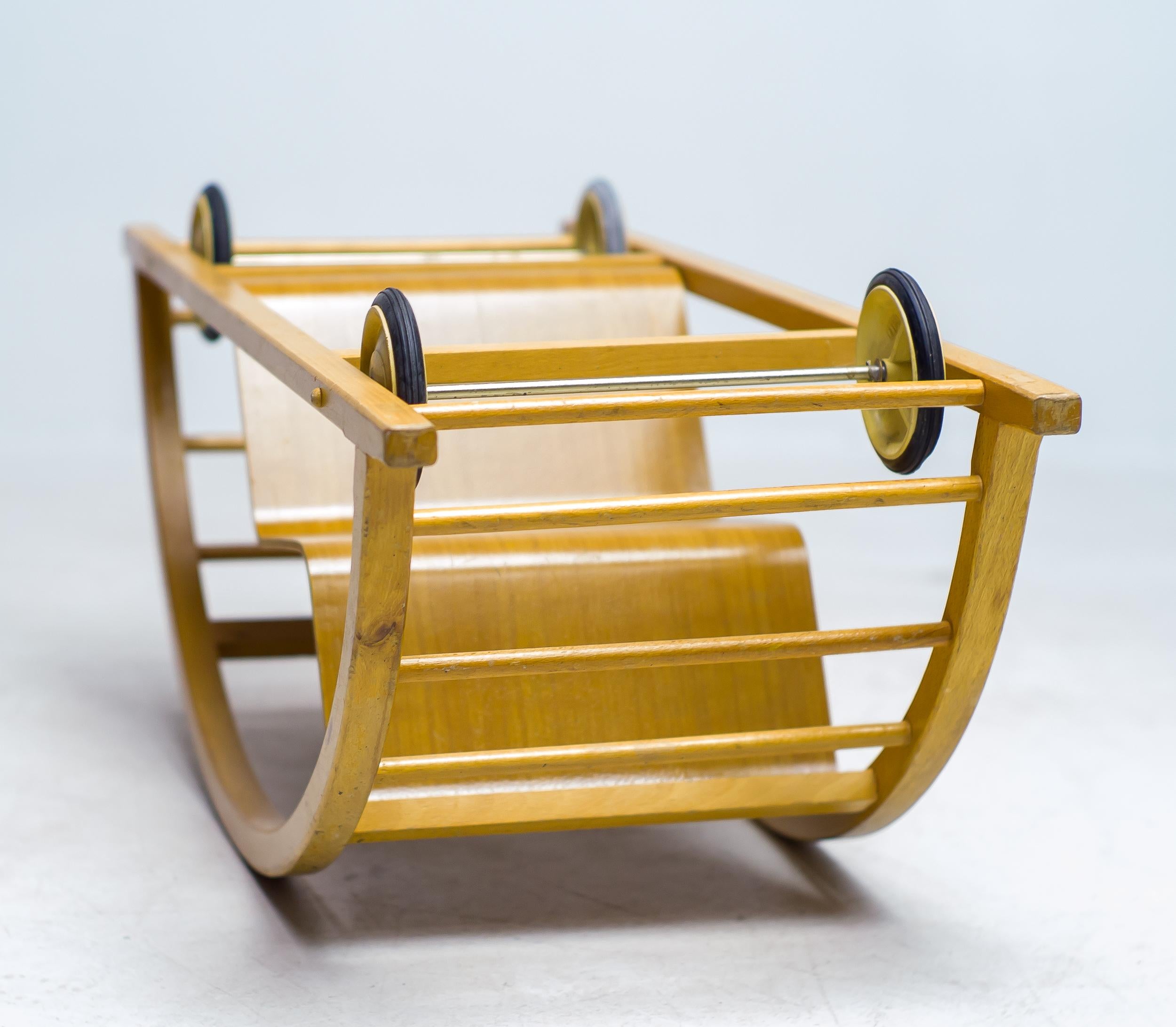 German Bauhaus Childs Rocker and Race Car by Hans Brockhage  For Sale