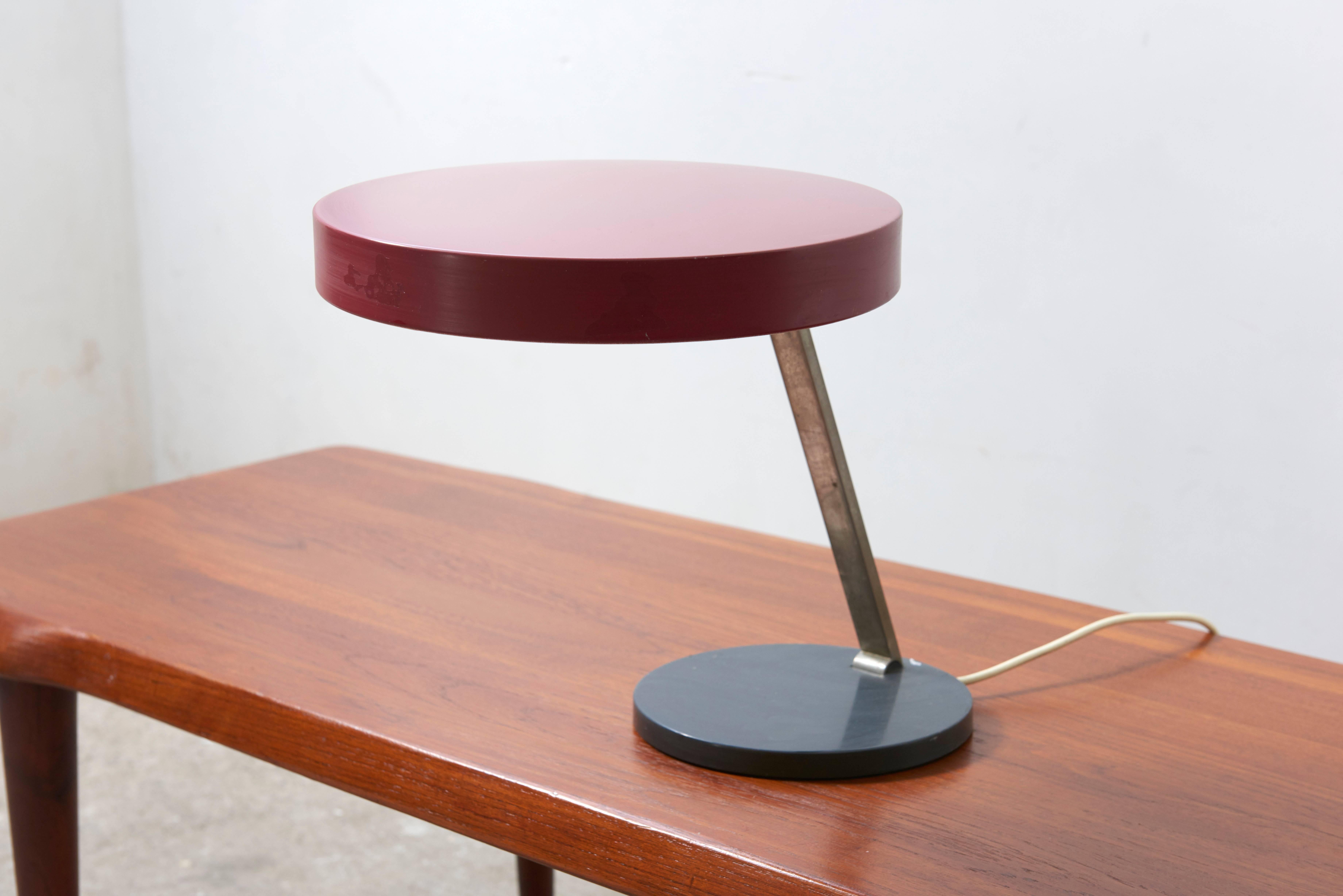 Enameled Bauhaus Christian Dell Kaiser Idell Adjustable Desk Lamp