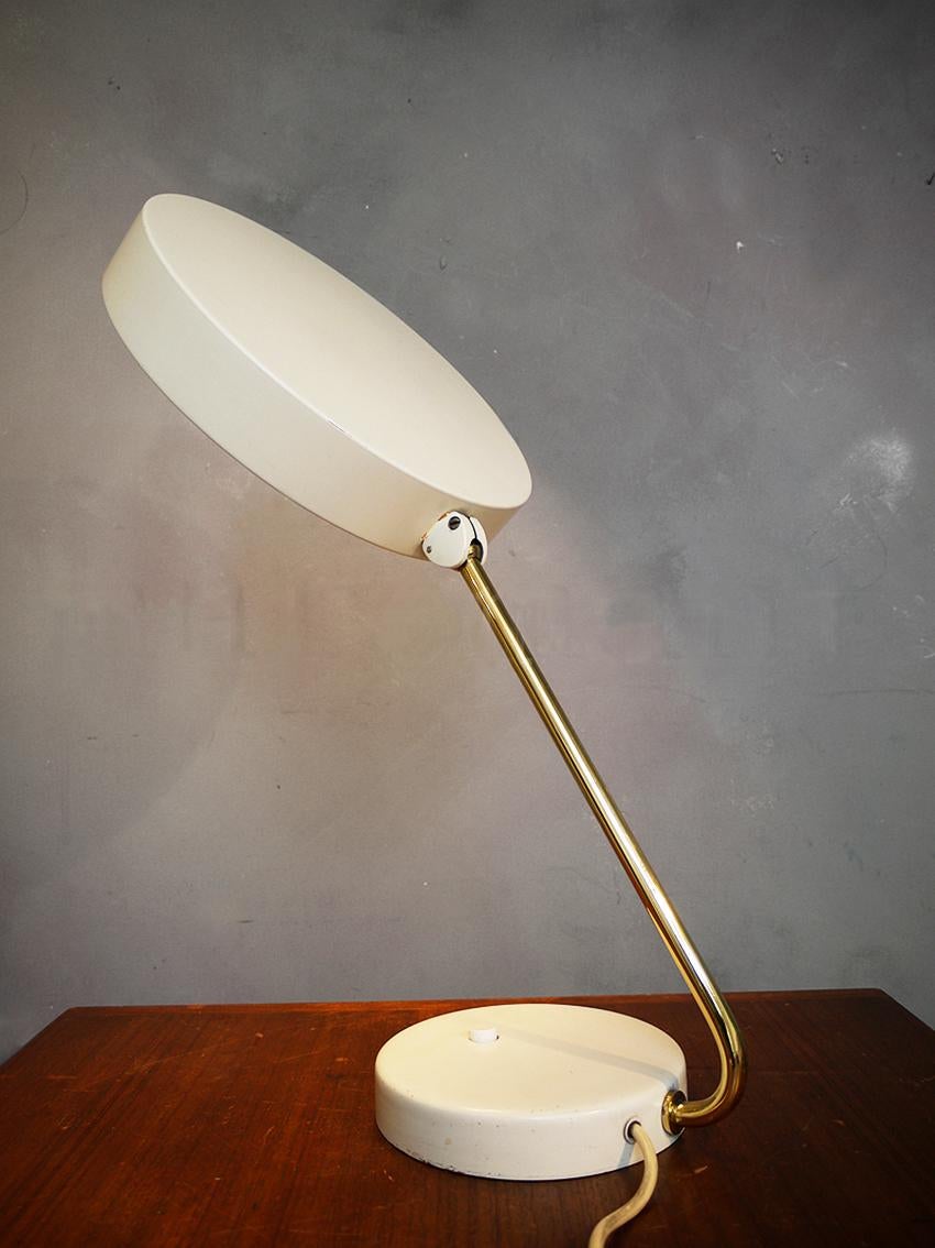 Metalwork Bauhaus Christian Dell Kaiser iDell Adjustable Desk Lamp For Sale