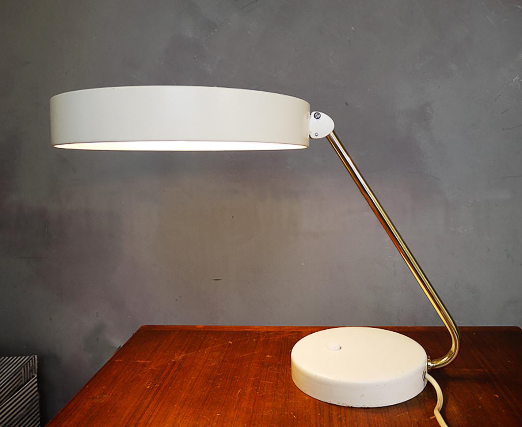 Mid-20th Century Bauhaus Christian Dell Kaiser iDell Adjustable Desk Lamp For Sale