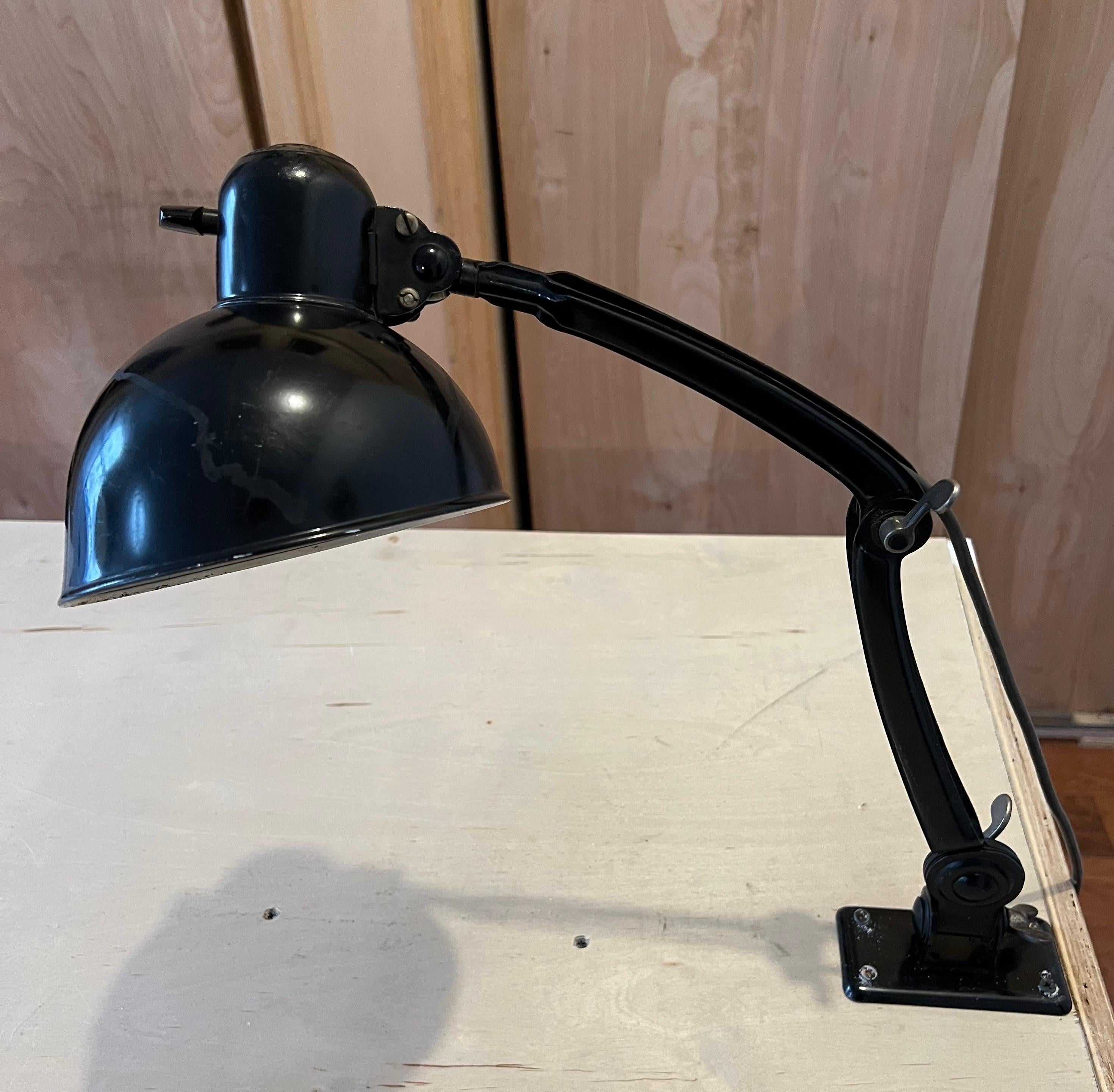 retro clamp lamp