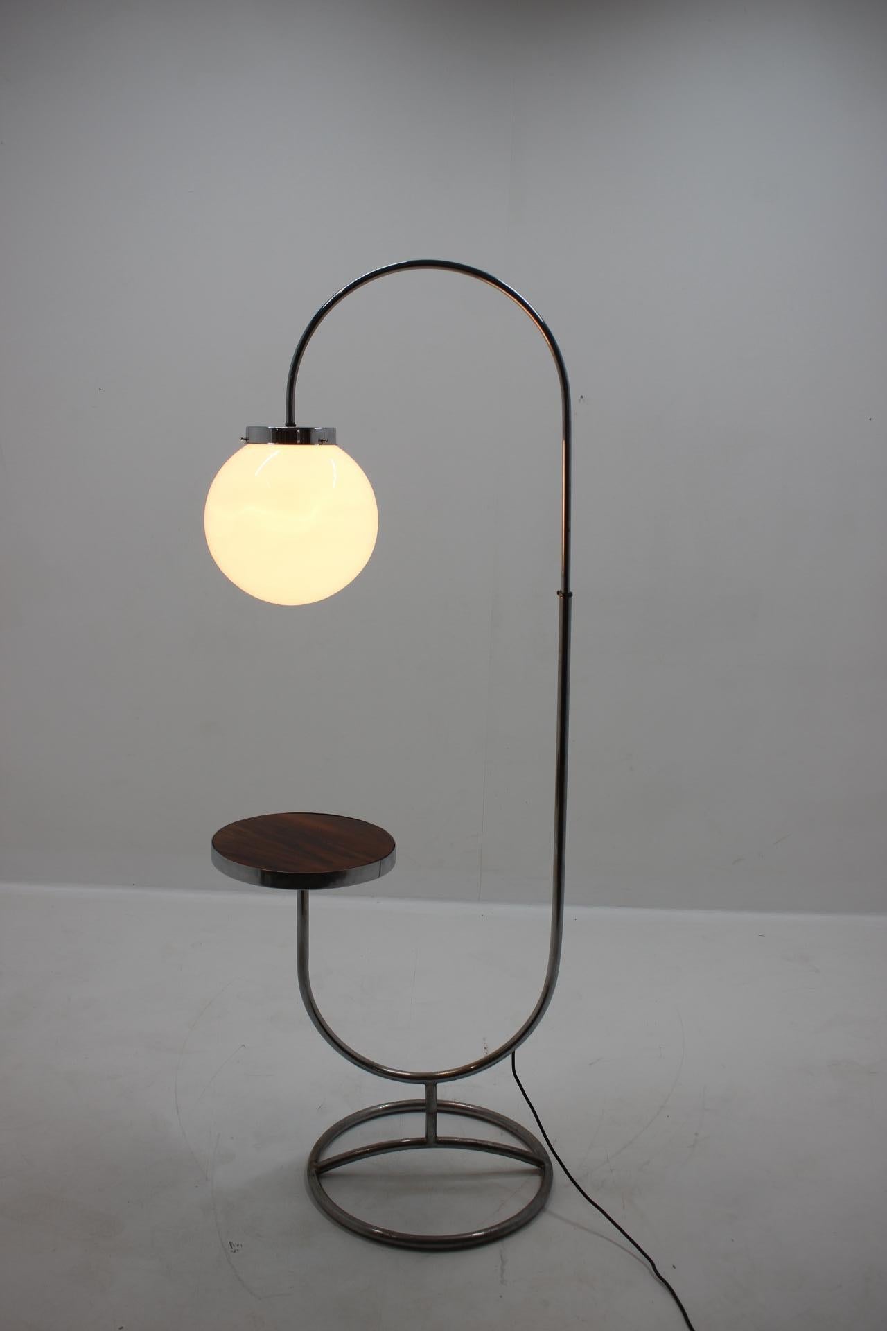 Bauhaus Chrome Adjustable Floor Lamp, 1930s / Functionalism 5