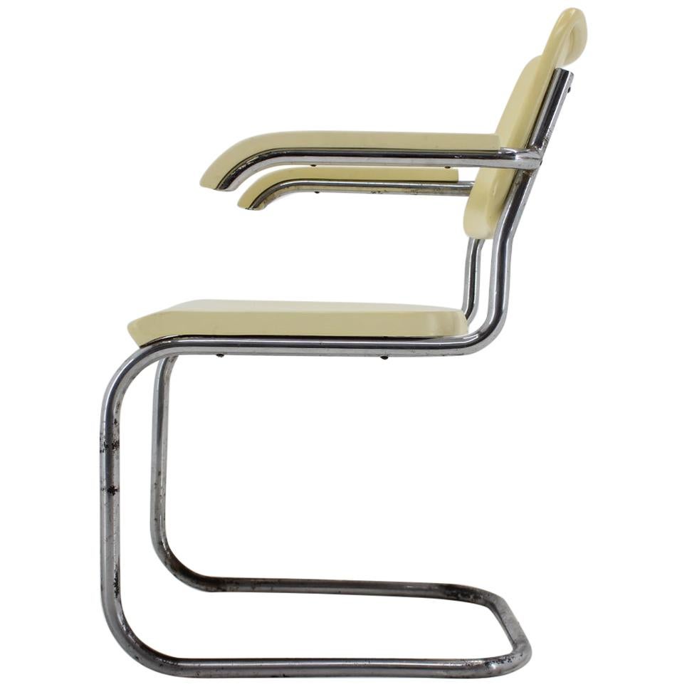 Bauhaus Chrome Chair by Robert Slezák, 1930s