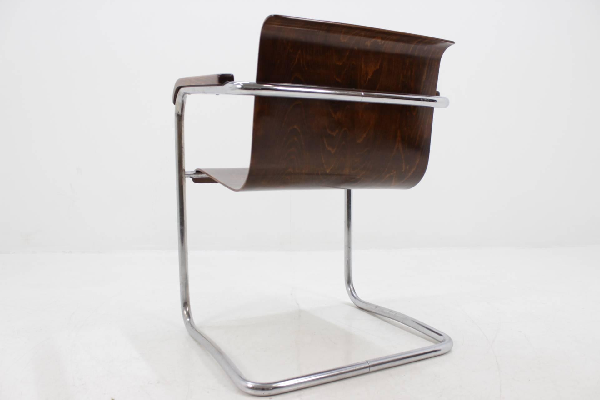 Bauhaus Chrome Chair, H. K. Zaveska 1