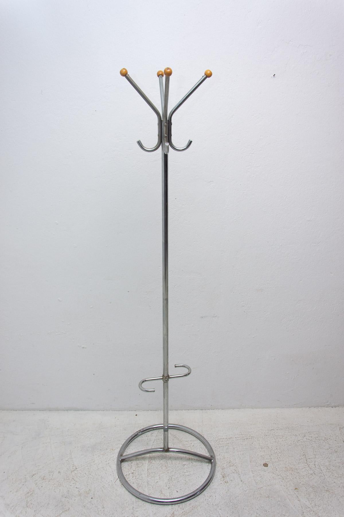 Metal Bauhaus Chrome Coat Rack, 1930s For Sale