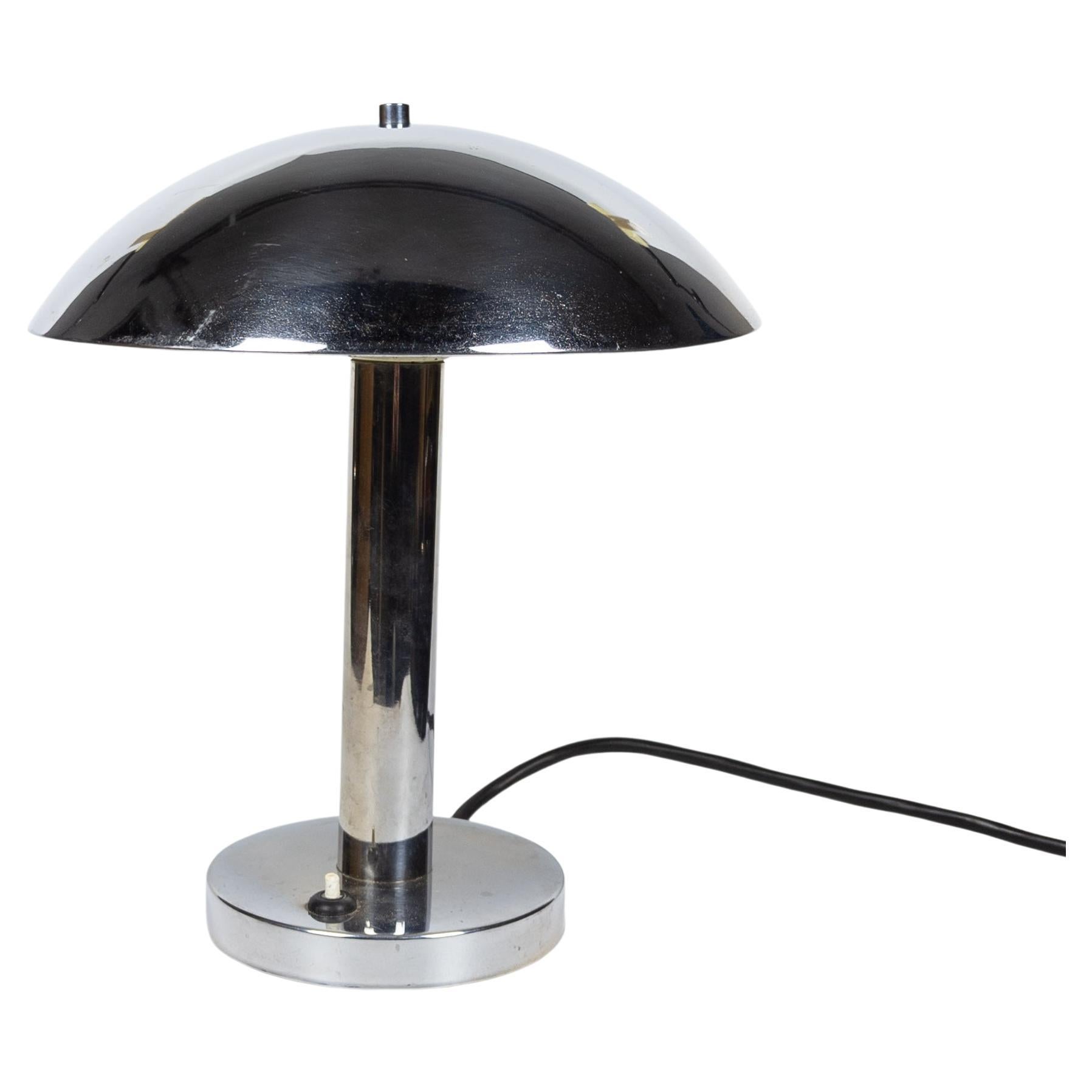 Bauhaus chrome lamp by Miroslav Prokop for Napako