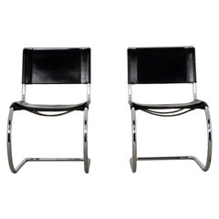 Bauhaus Chrome MR 10 Chair by Ludwig Mies van der Rohe for Thonet