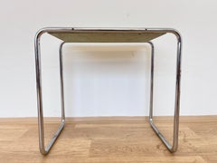 Bauhaus Chrome nesting or side Table by Marcel Breuer for Mucke Melder, 1930s