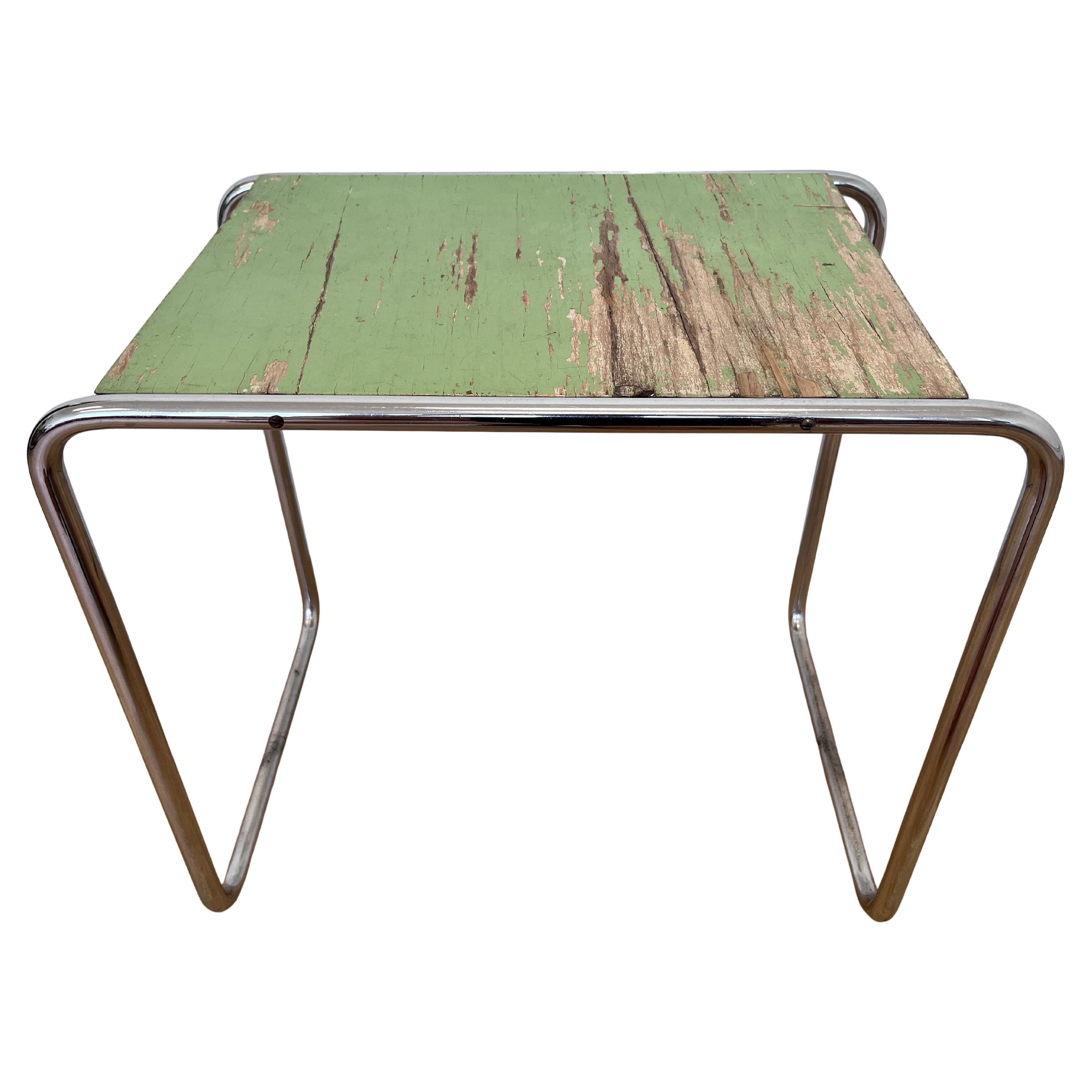 Tavolino da salotto o da salotto in cromo Bauhaus di Marcel Breuer per Mucke Melder, anni '30