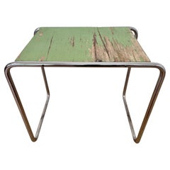 Tavolino da salotto o da salotto in cromo Bauhaus di Marcel Breuer per Mucke Melder, anni '30
