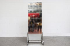 Bauhaus Chrome Standing Mirror