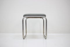Bauhaus Chrome Stool by Robert Slezák, 1930s
