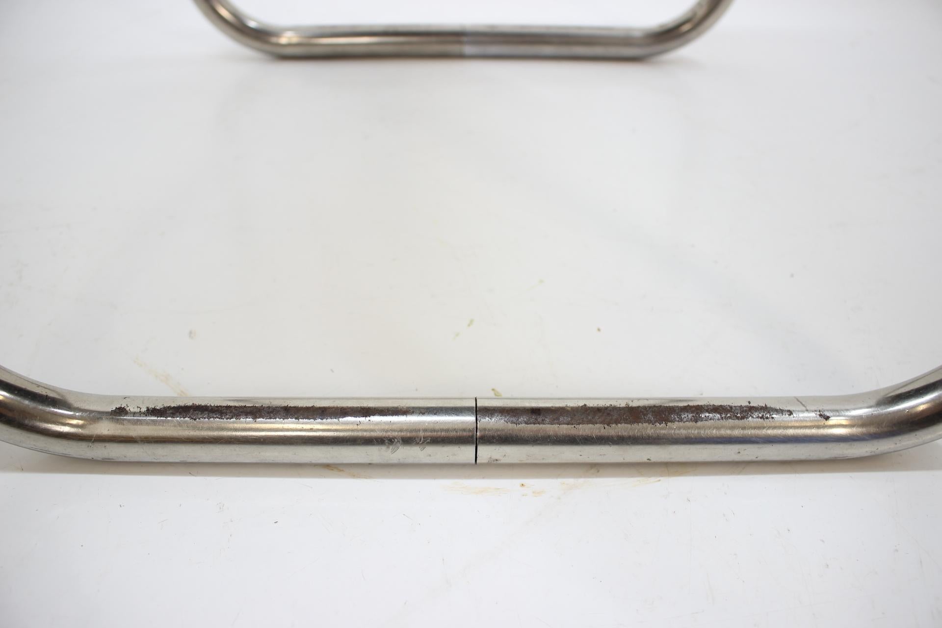 Taburete cromado Bauhaus de Robert Slezák, años 30 en Bueno estado para la venta en Praha, CZ