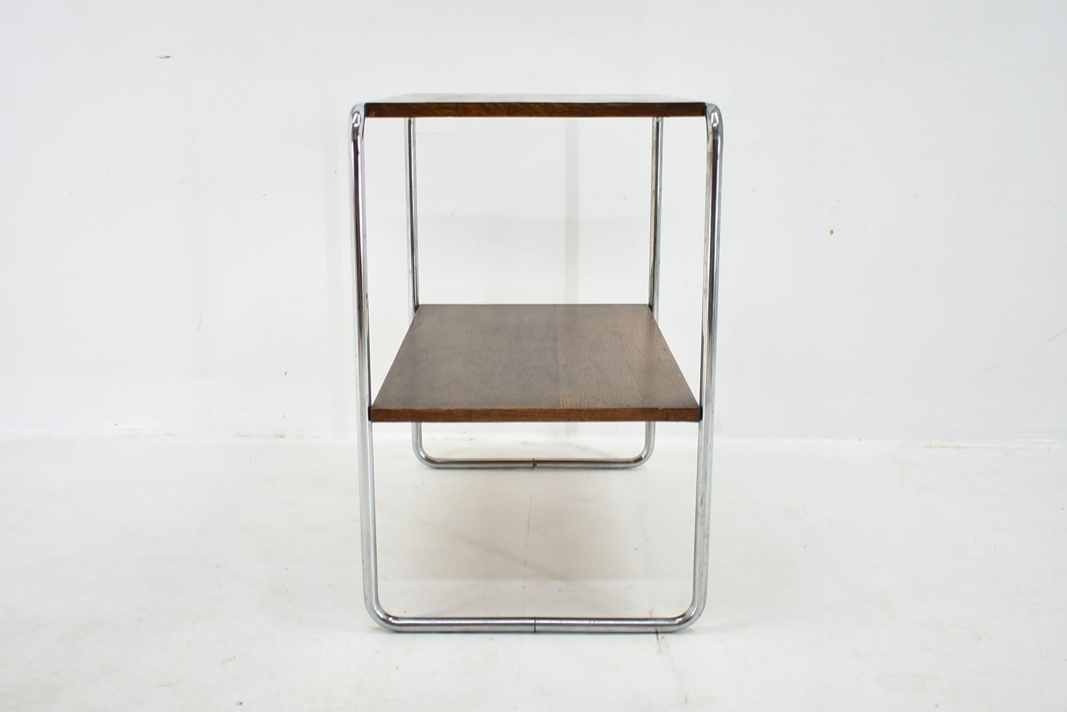Verchromter Bauhaus-Tisch von Marcel Breuer für Mucke Melder, 1930er Jahre im Angebot 2