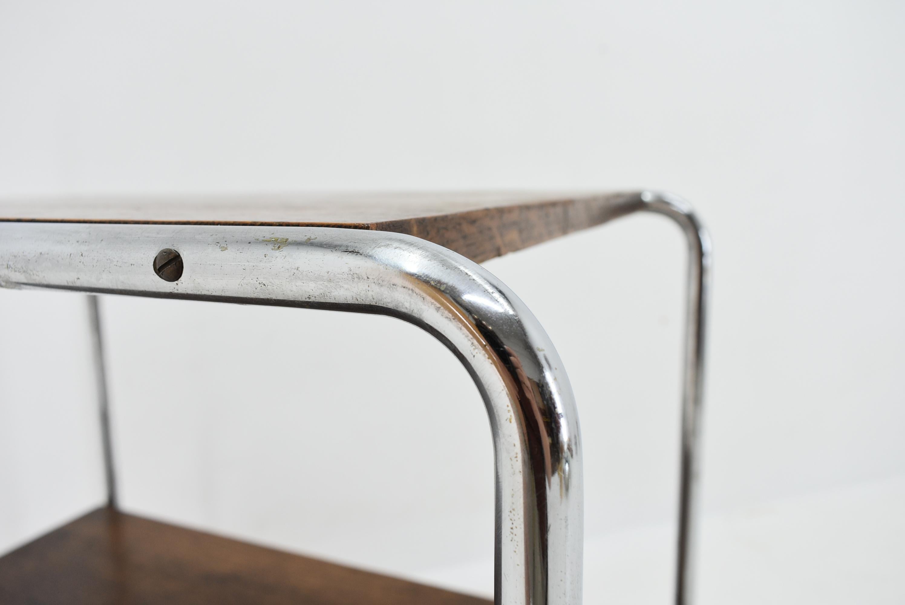 Bauhaus Chrome Table by Marcel Breuer for Mucke Melder, 1930s For Sale 6