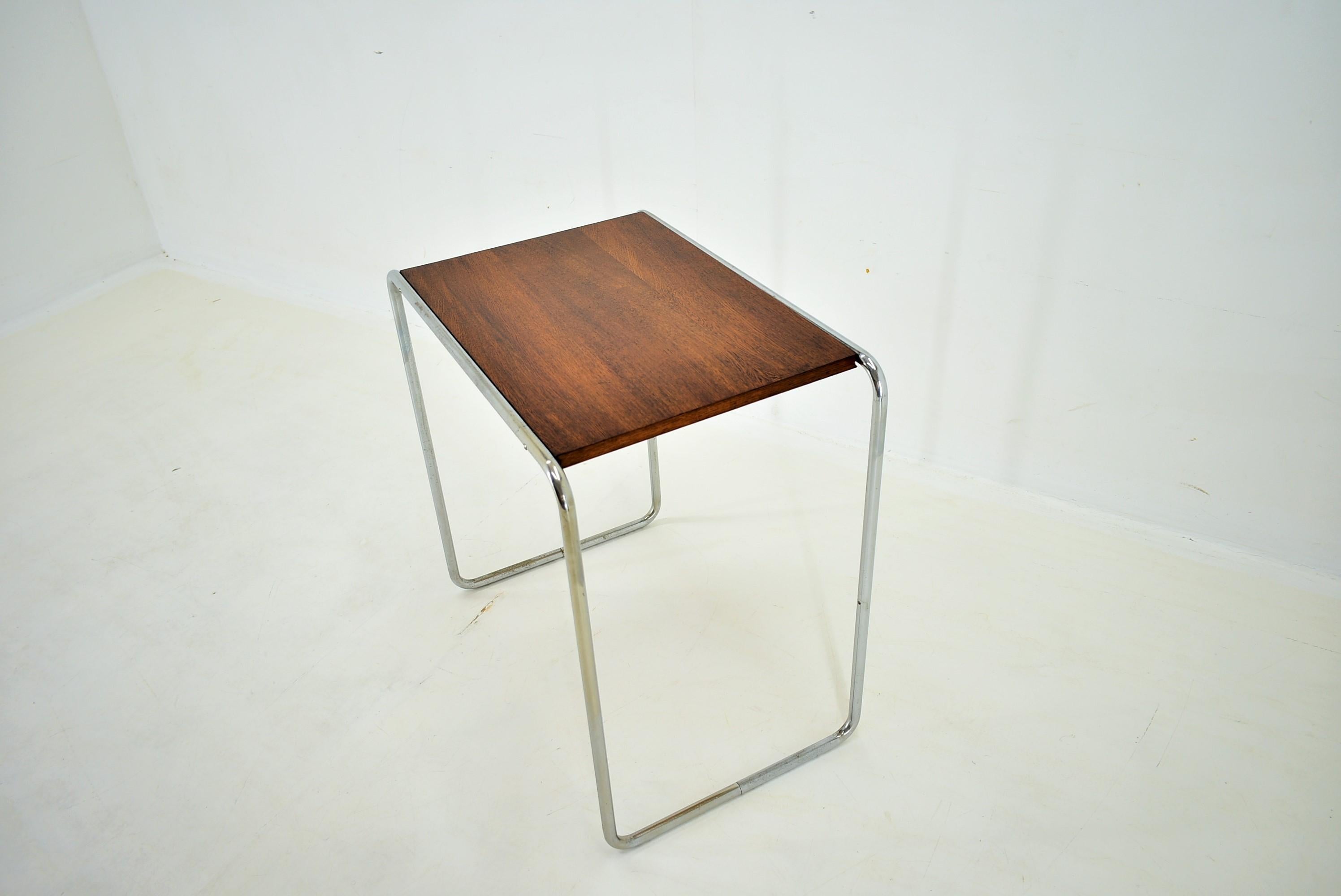 Verchromter Bauhaus-Tisch von Marcel Breuer für Mucke Melder, 1930er Jahre im Angebot 5
