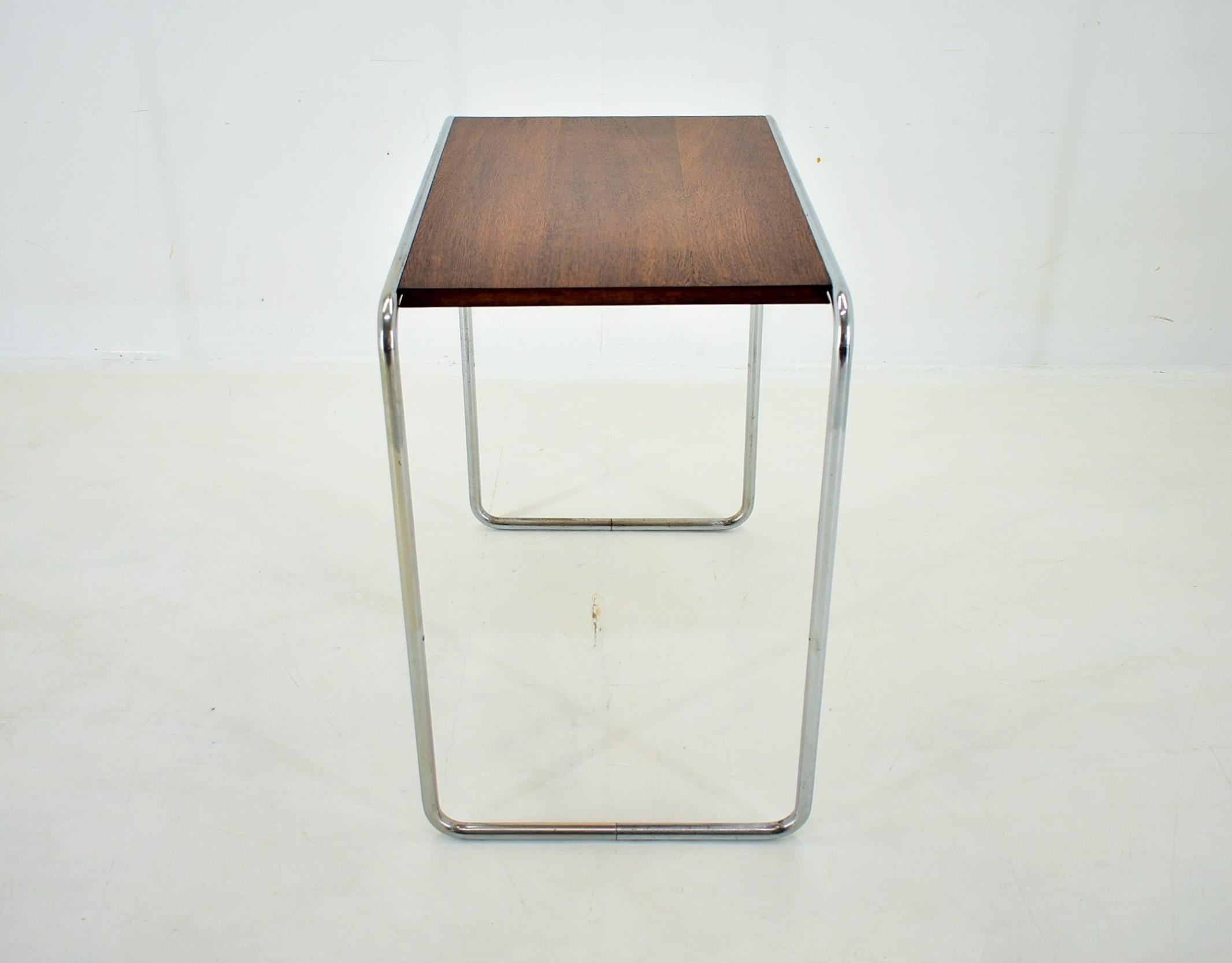 Bauhaus Chrome Table by Marcel Breuer for Mucke Melder, 1930s For Sale 7