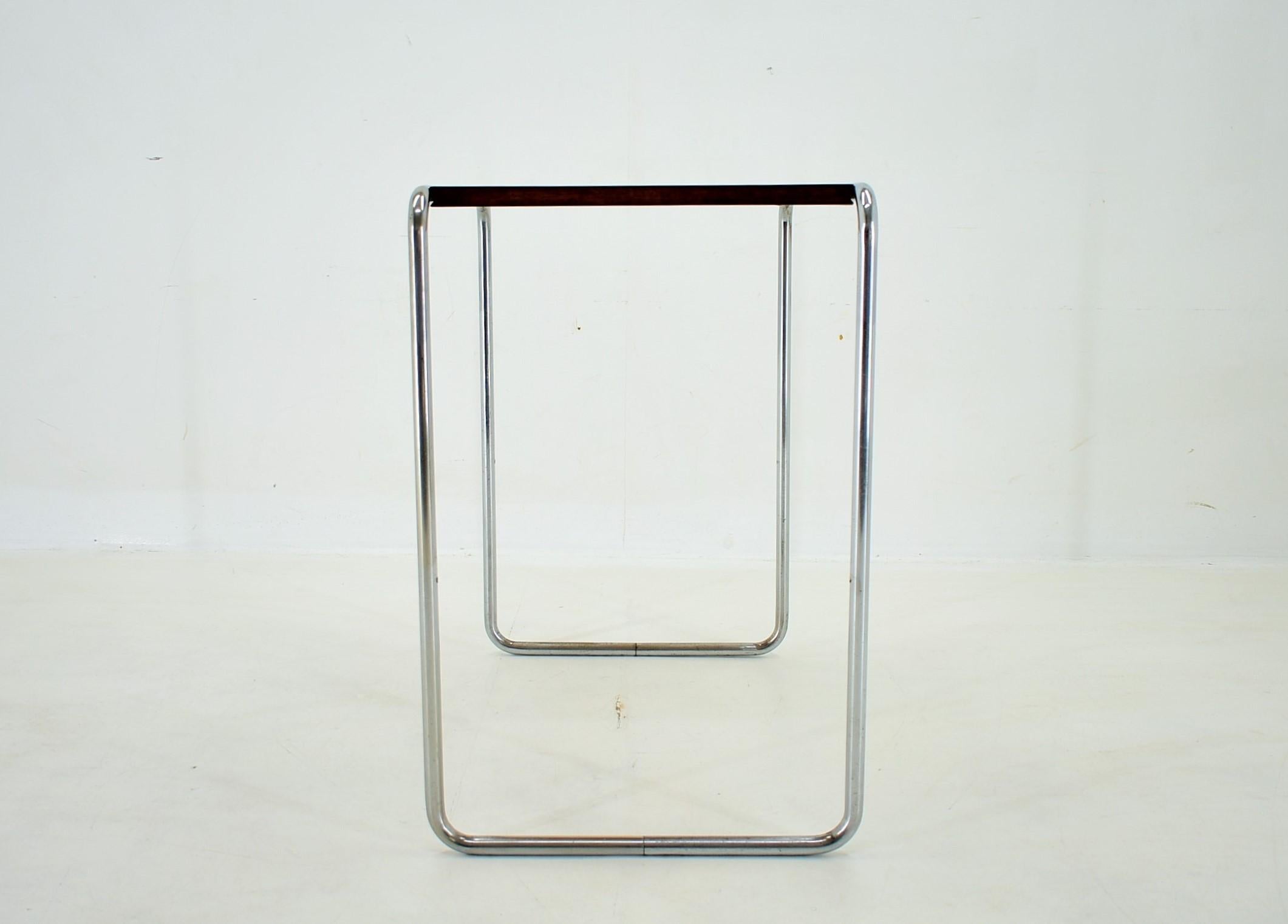 Verchromter Bauhaus-Tisch von Marcel Breuer für Mucke Melder, 1930er Jahre im Angebot 8