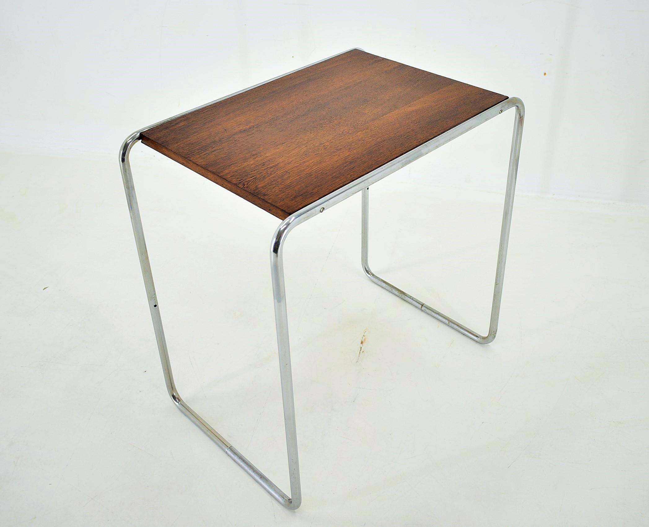 Verchromter Bauhaus-Tisch von Marcel Breuer für Mucke Melder, 1930er Jahre im Angebot 9