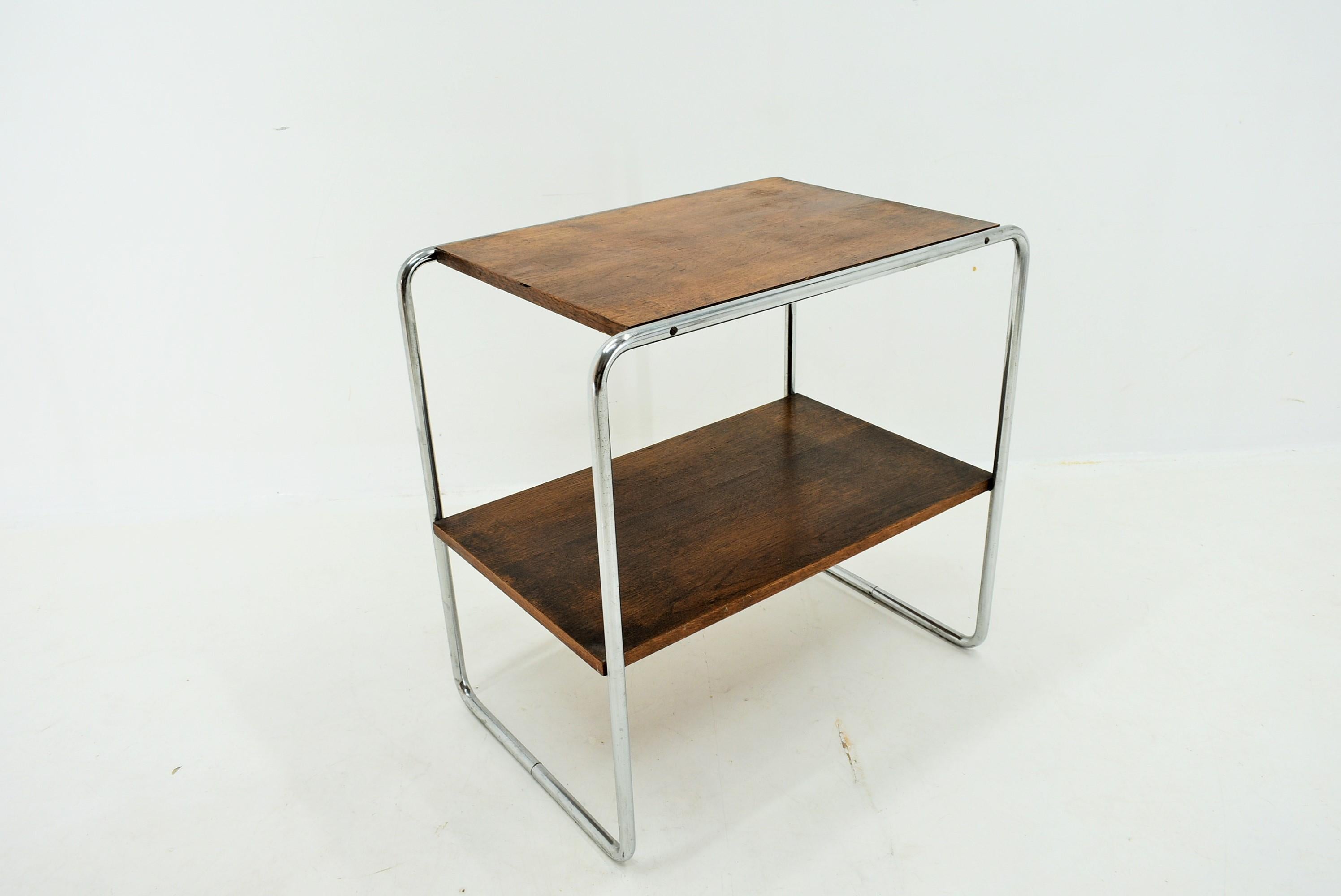 Verchromter Bauhaus-Tisch von Marcel Breuer für Mucke Melder, 1930er Jahre im Angebot 8