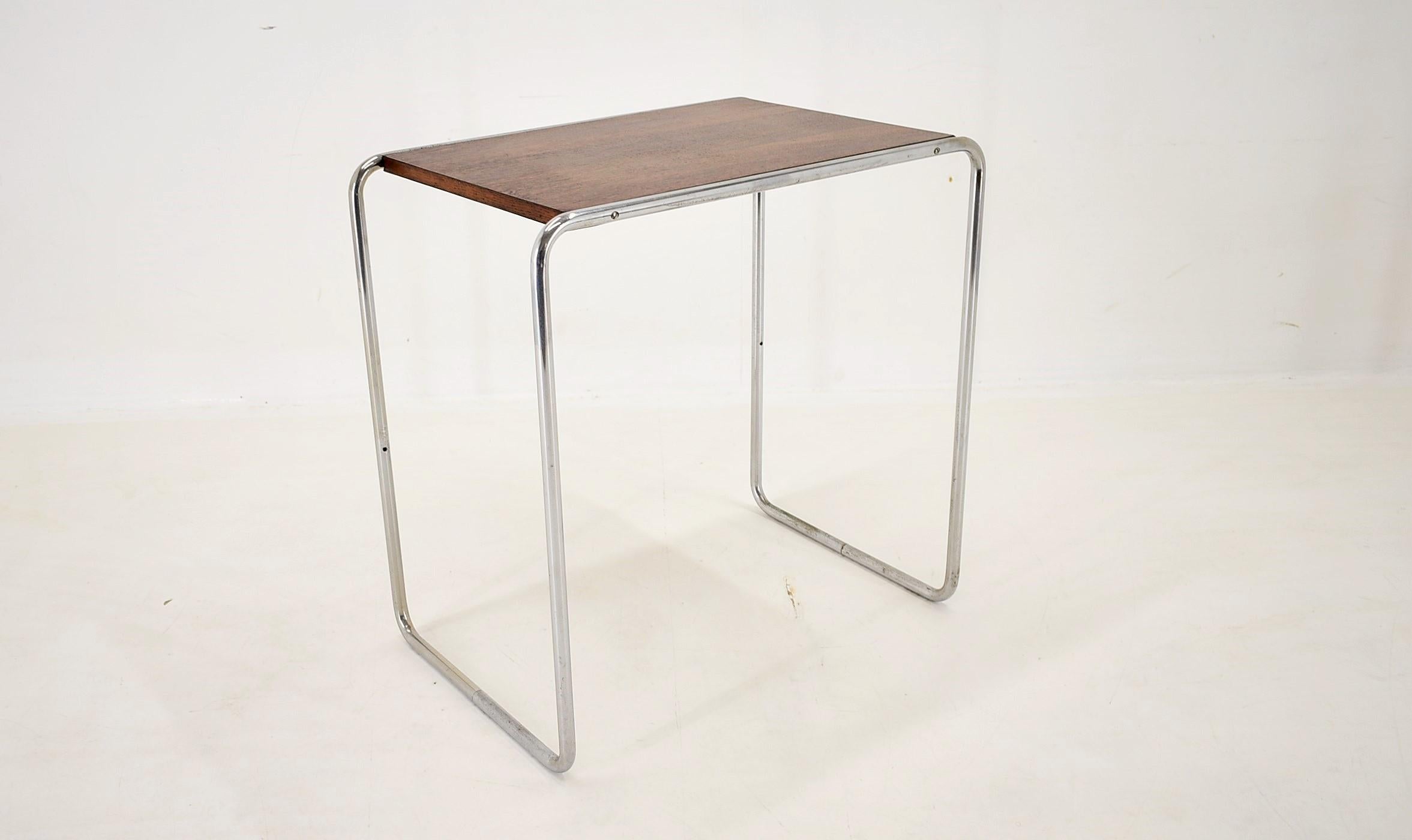 Verchromter Bauhaus-Tisch von Marcel Breuer für Mucke Melder, 1930er Jahre im Angebot 11