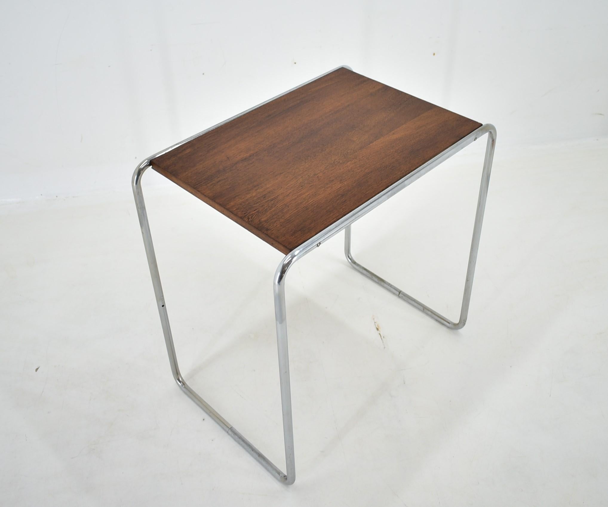 Verchromter Bauhaus-Tisch von Marcel Breuer für Mucke Melder, 1930er Jahre im Angebot 12