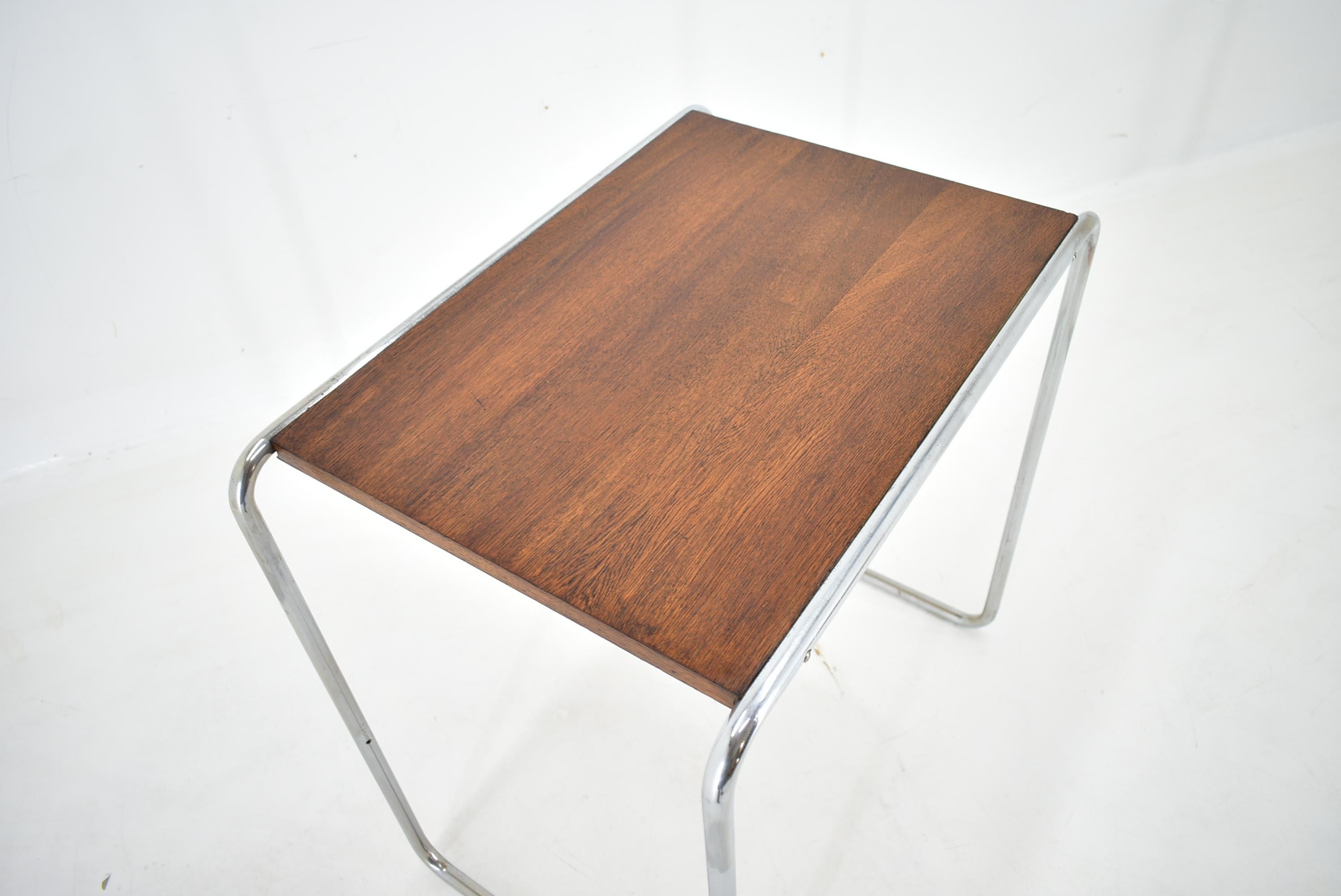 Verchromter Bauhaus-Tisch von Marcel Breuer für Mucke Melder, 1930er Jahre im Angebot 13