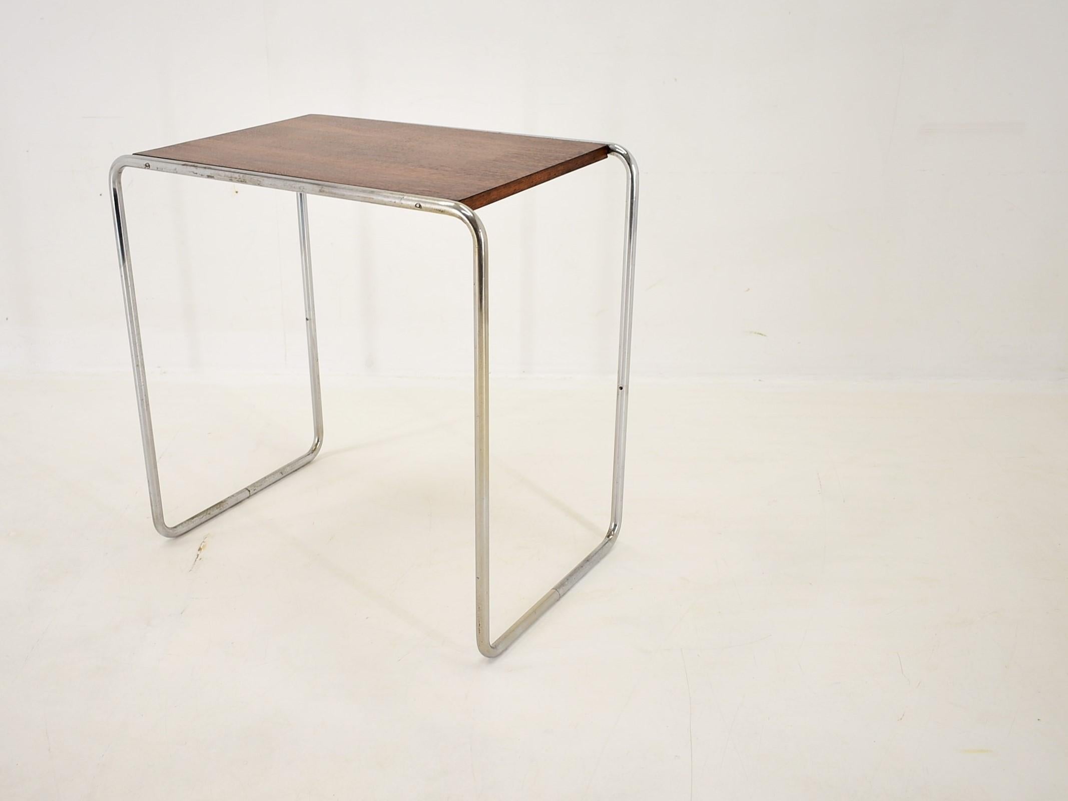 Verchromter Bauhaus-Tisch von Marcel Breuer für Mucke Melder, 1930er Jahre im Angebot 2