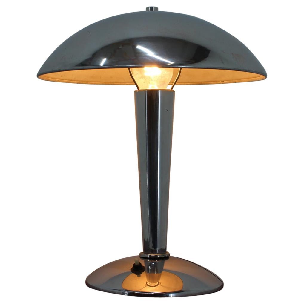 Bauhaus Chrome Table Lamp, 1930s