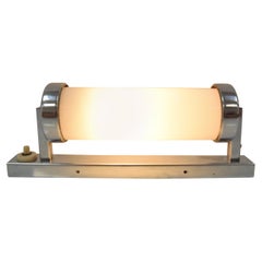 Bauhaus Chrome Tubular Wall or Table Lamp, 1930
s