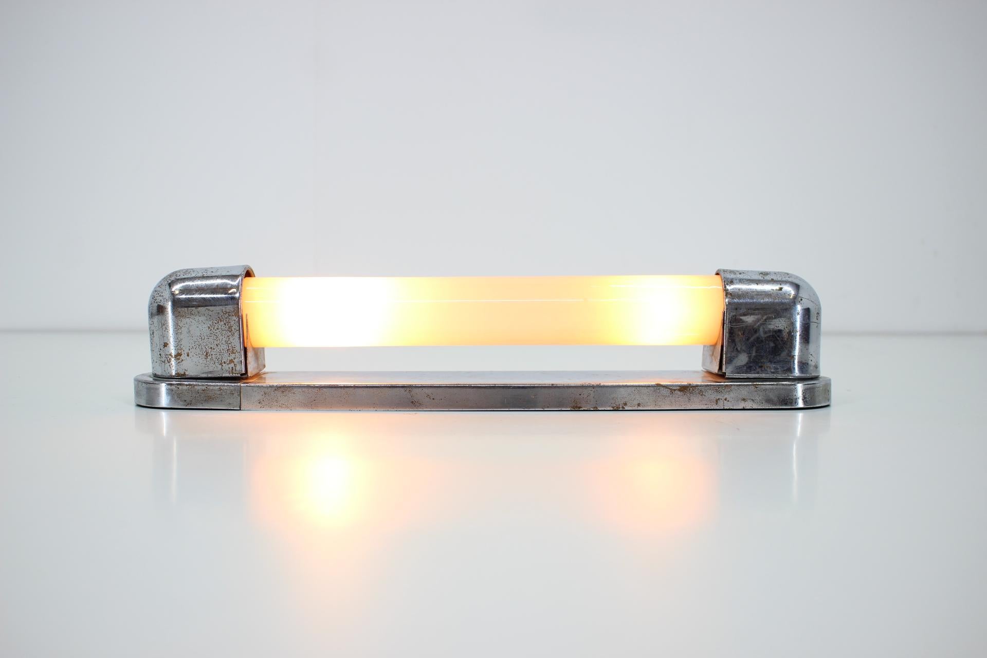 Mid-20th Century Bauhaus Chrome Wall Lamp/Scone, 1930s