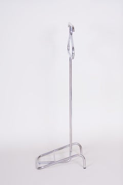Bauhaus Chromed Clothes Valet Stand, Dressboy, No. V17 by Robert Slezák, 1930s