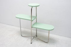 Bauhaus Chromed Flower Stand, 1930's, Czechoslovakia