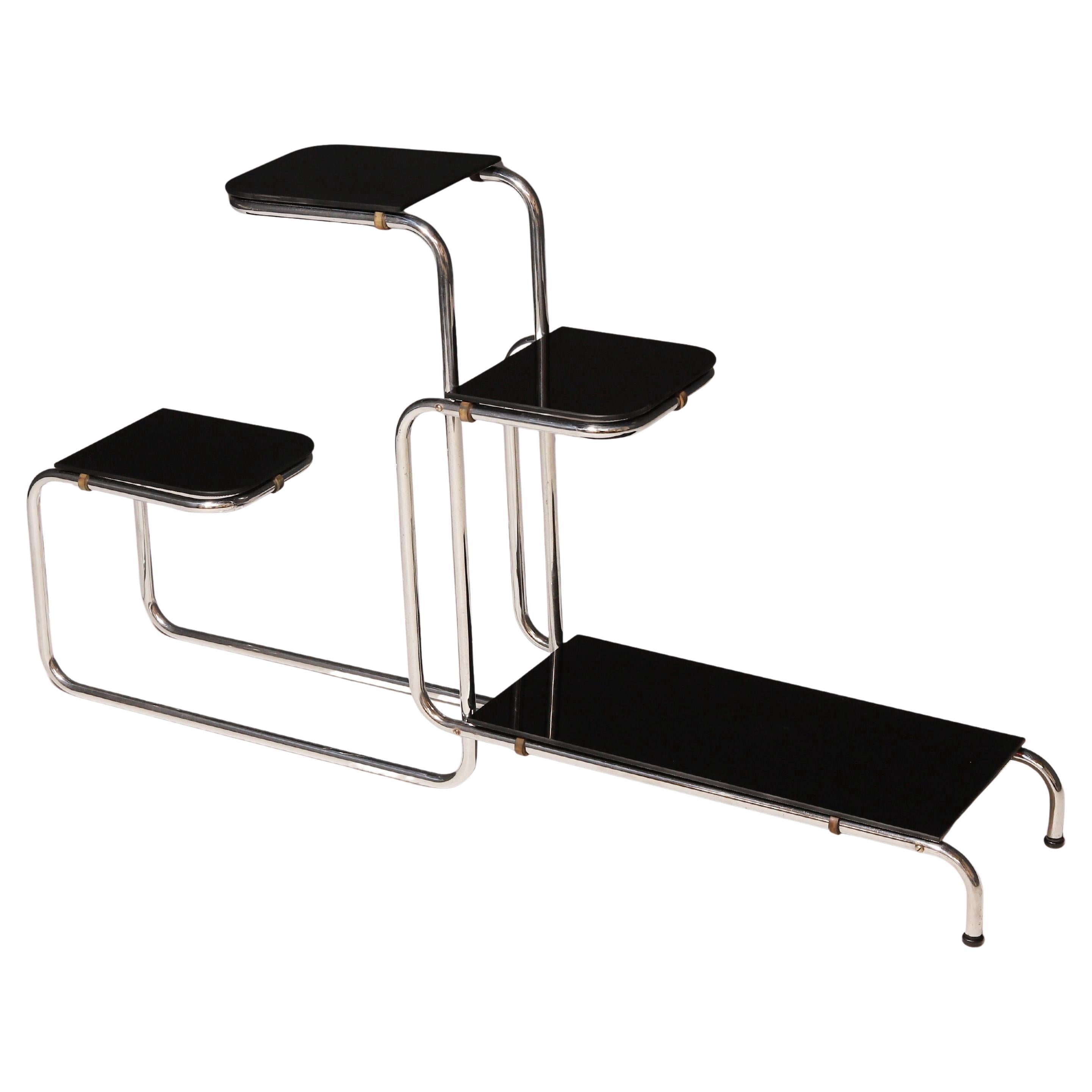 Bauhaus chromed flower stand by Emile Guyot, 1930´s