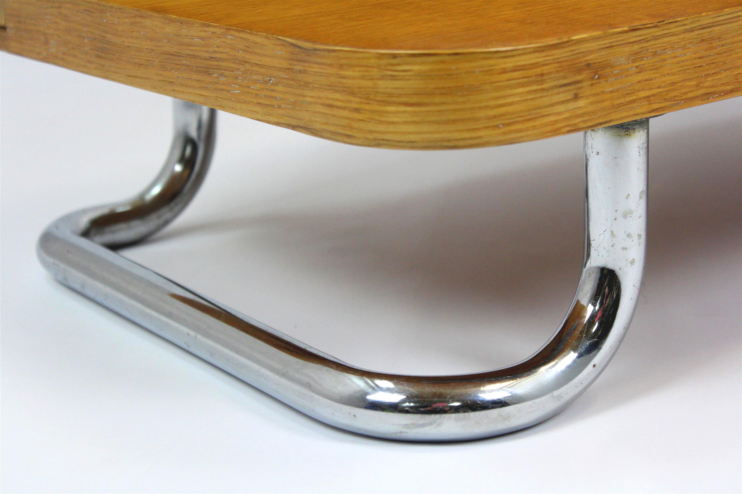 Bauhaus Chromed Tubular Steel Dressing Table, 1940s For Sale 7